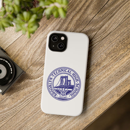 Classic Tech Seal - Impact-Resistant Phone Cases - Iphone Or Samsung - White