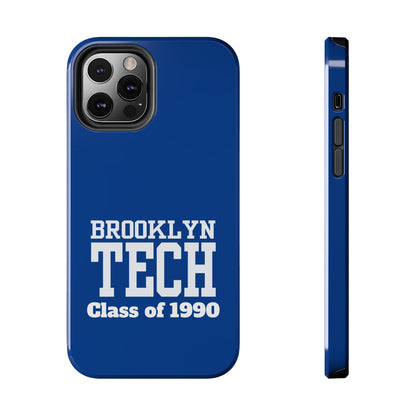 Brooklyn Tech Class Of 1990 Tough Phone Case - Blue