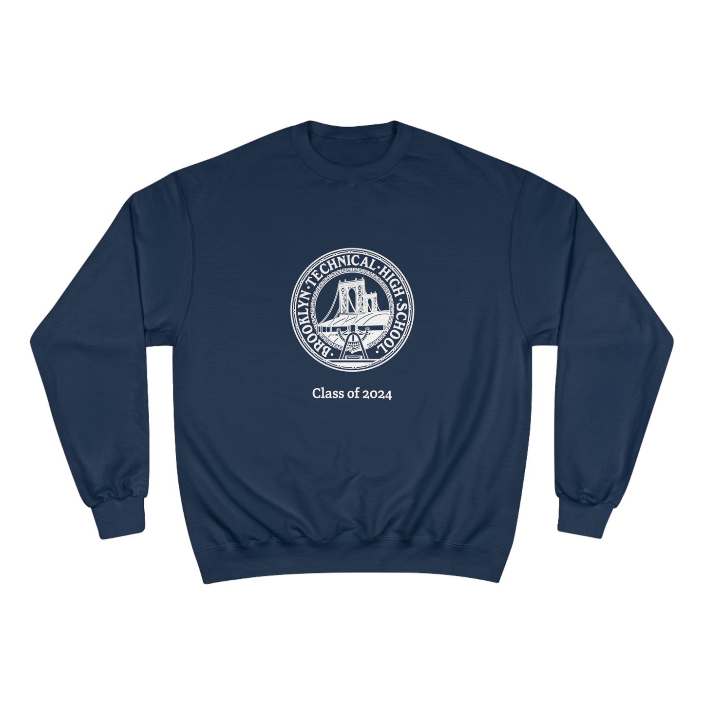 Tech Classic Logo (front) - Tech (back) - Champion Crewneck Sweatshirt - Class Of 2024