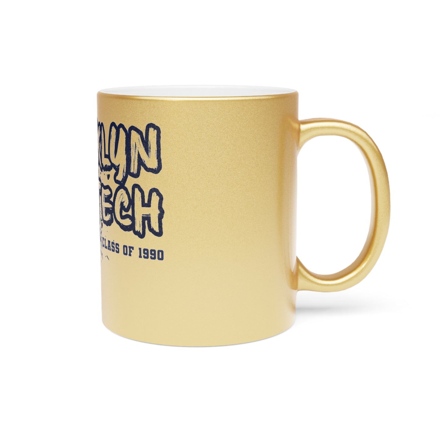 Class Of 1990 Commemorative Metallic Mug (silver\gold)