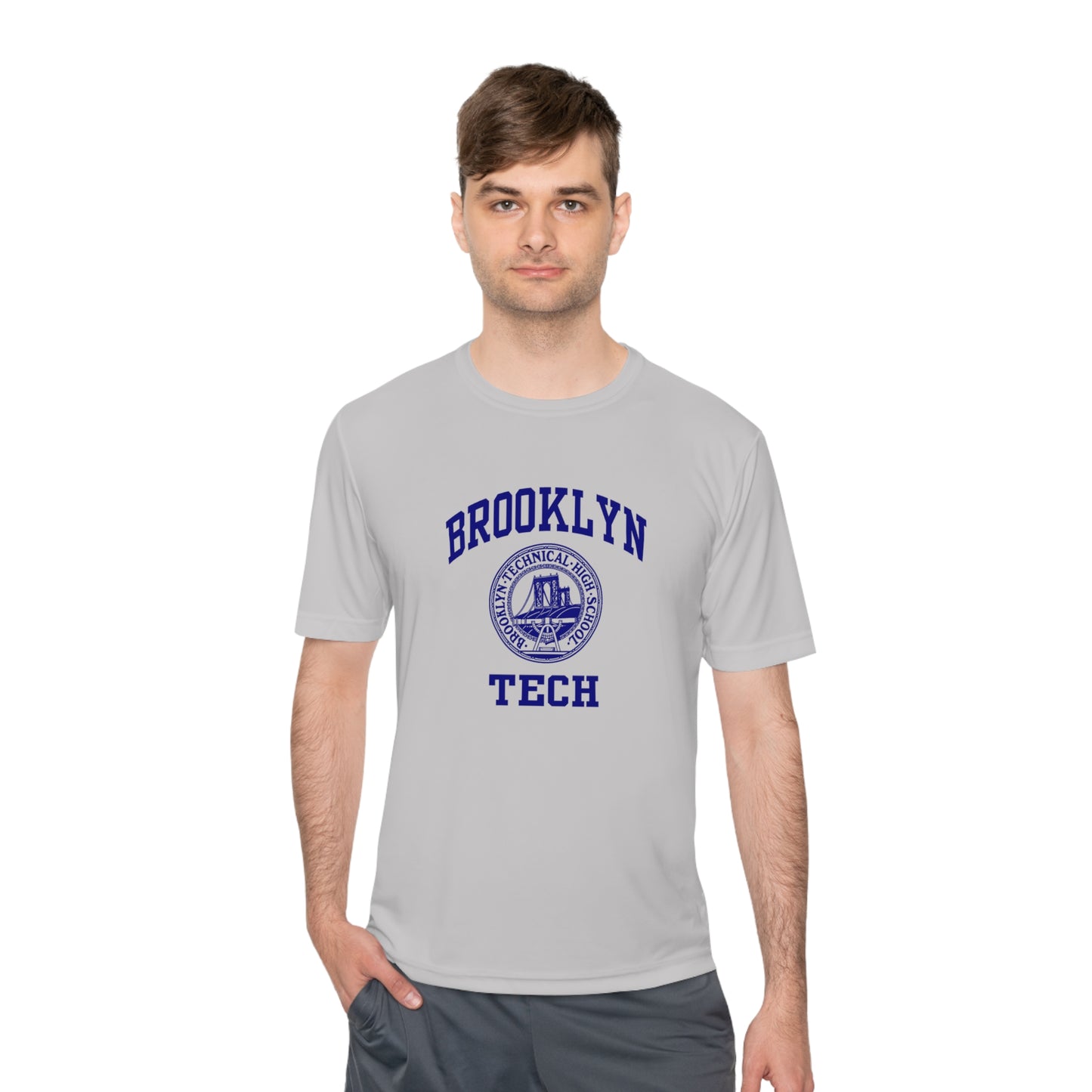 Brooklyn Tech Classic Logo - Men's Moisture Wicking T-Shirt