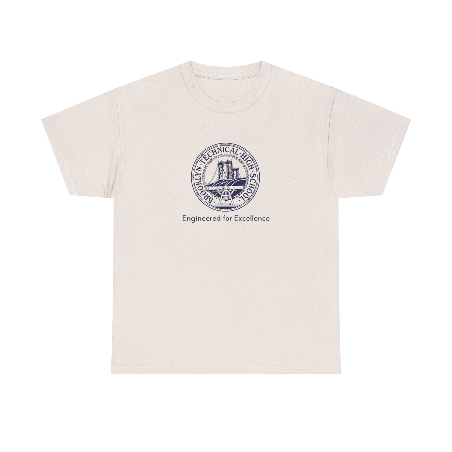 Classic Tech Logo - Engineered for Excellence - Men's Heavy Cotton T-Shirt