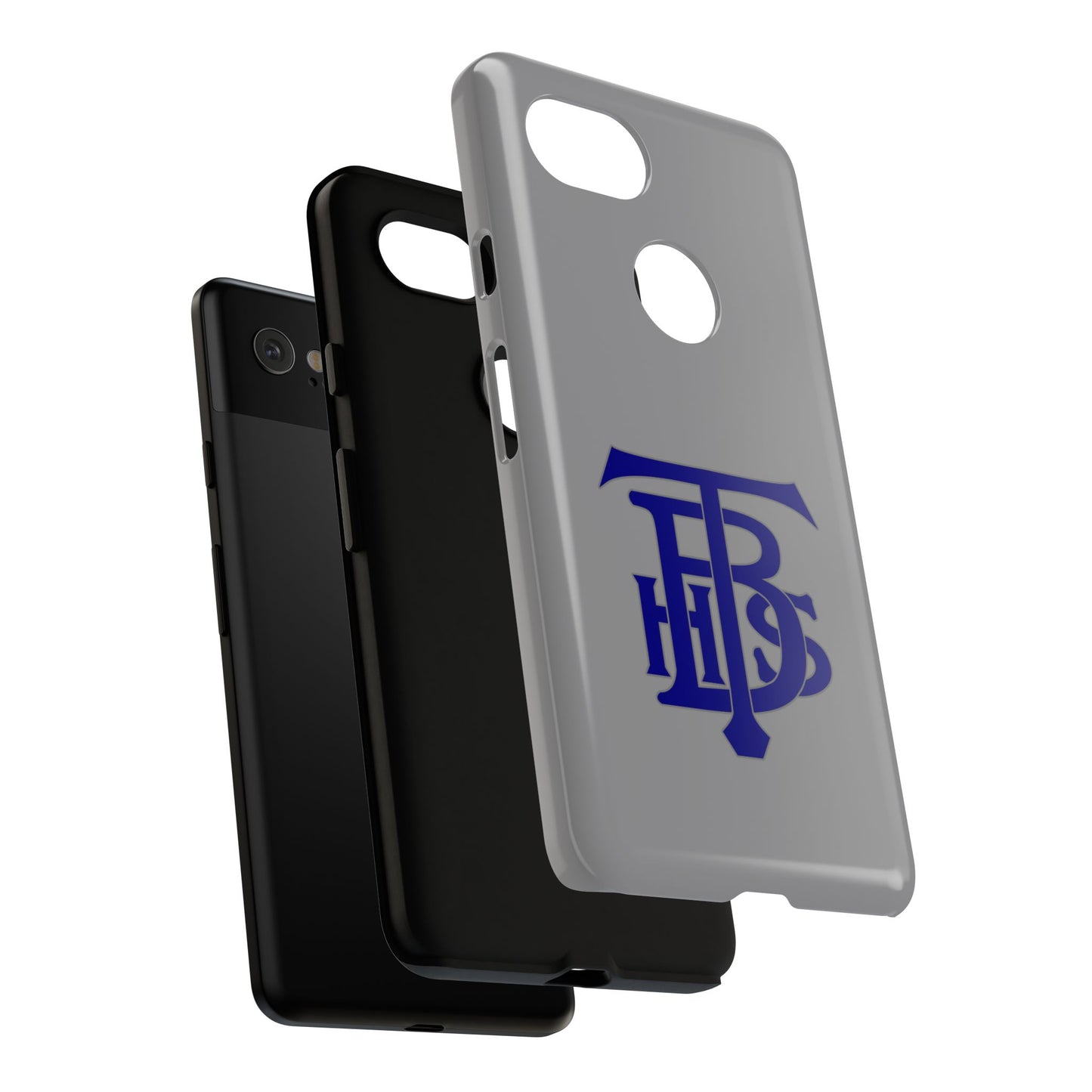 Stacked Logo - Tough Phone Cases - Gray - Google phones