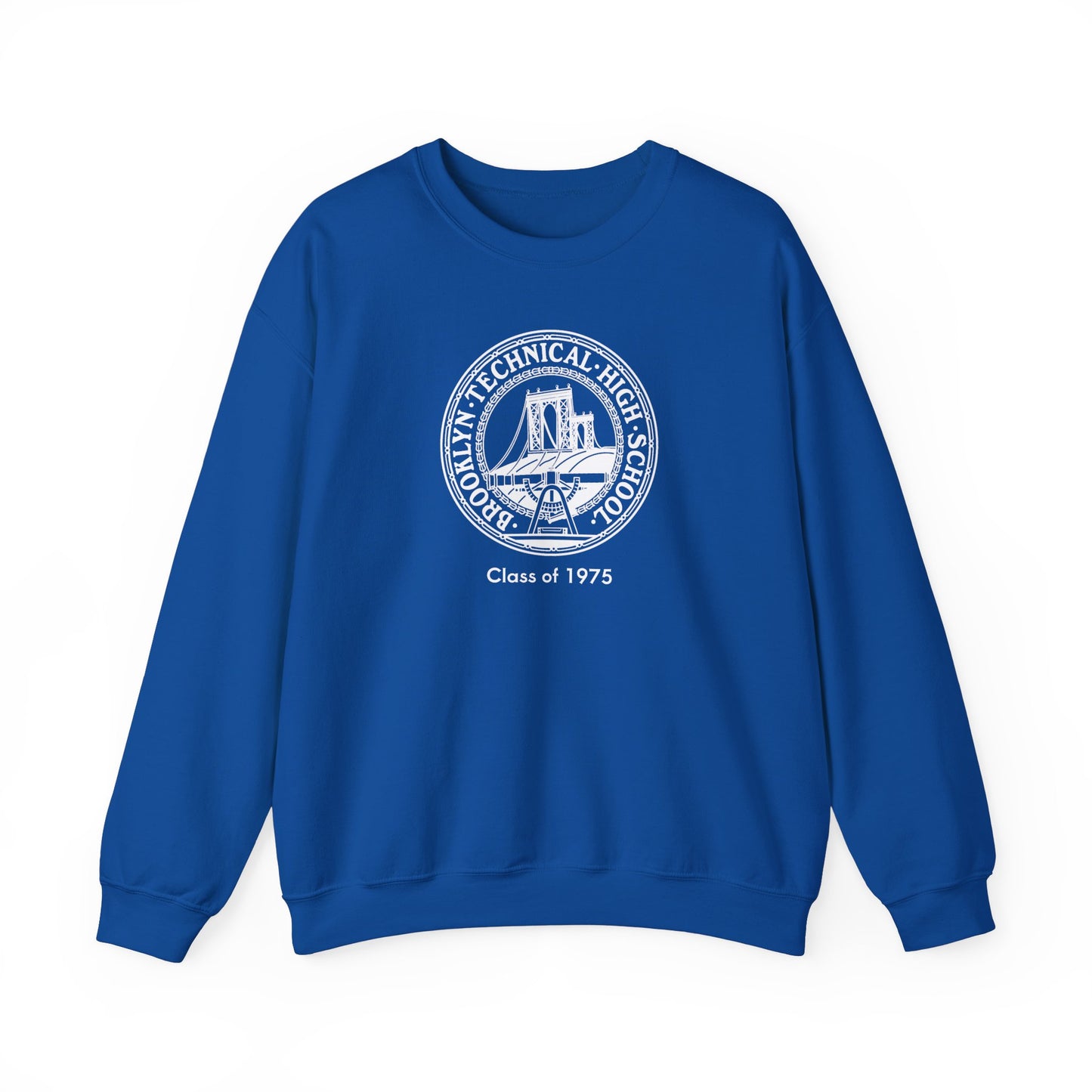 Classic Tech Logo - Class Of 1975 - Men's Heavy Blend™ Crewneck Sweatshirt