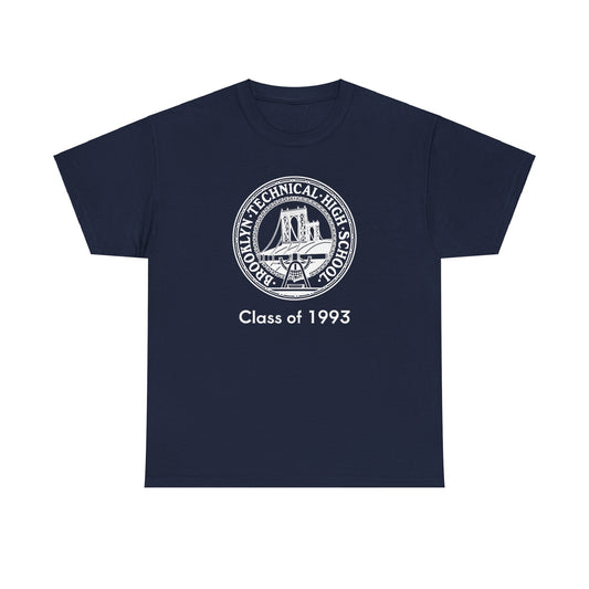 Classic Tech Logo - Men's Heavy Cotton T-Shirt - Class Of 1993