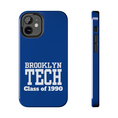 Brooklyn Tech Class of 1990 Tough Phone Case - Blue