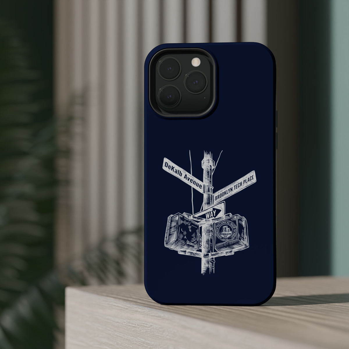 Dekalb Avenue & Brooklyn Tech Pl Magnetic Phone Case