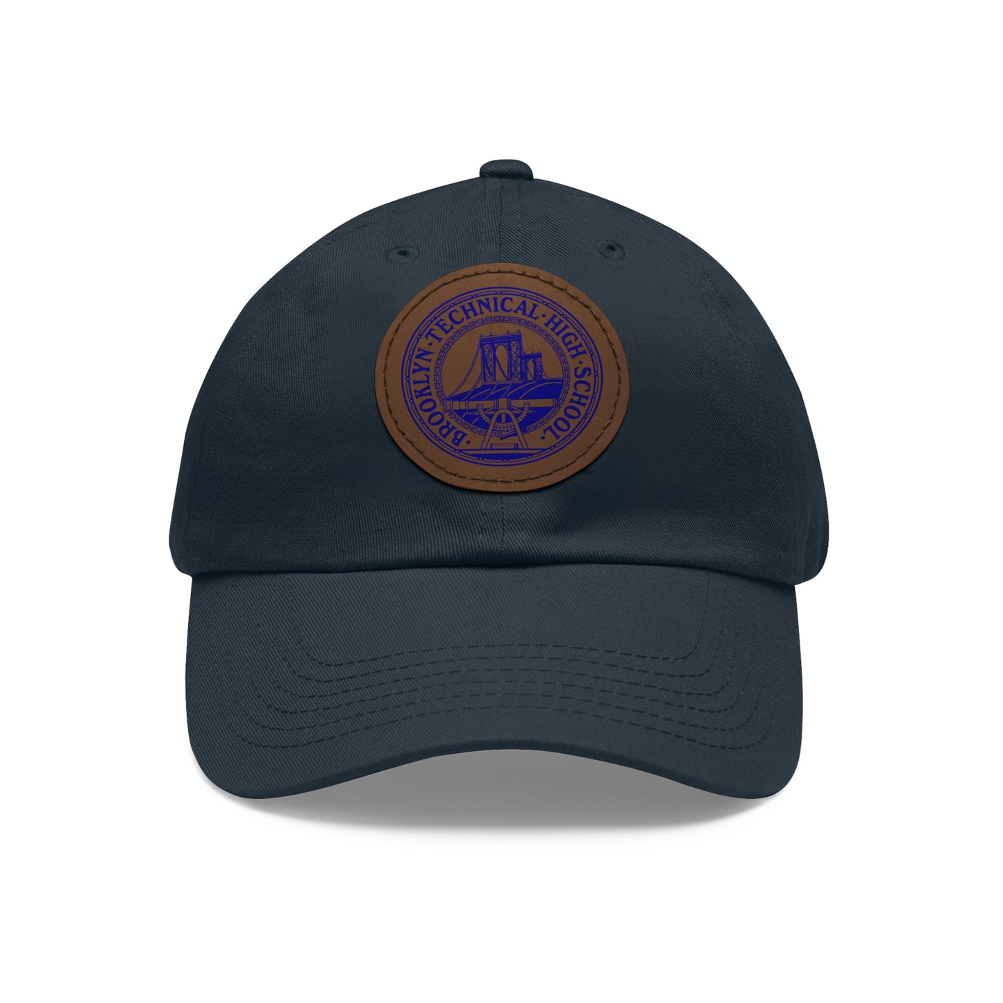 Classic Tech Logo - Hat with Leather Patch (Round)