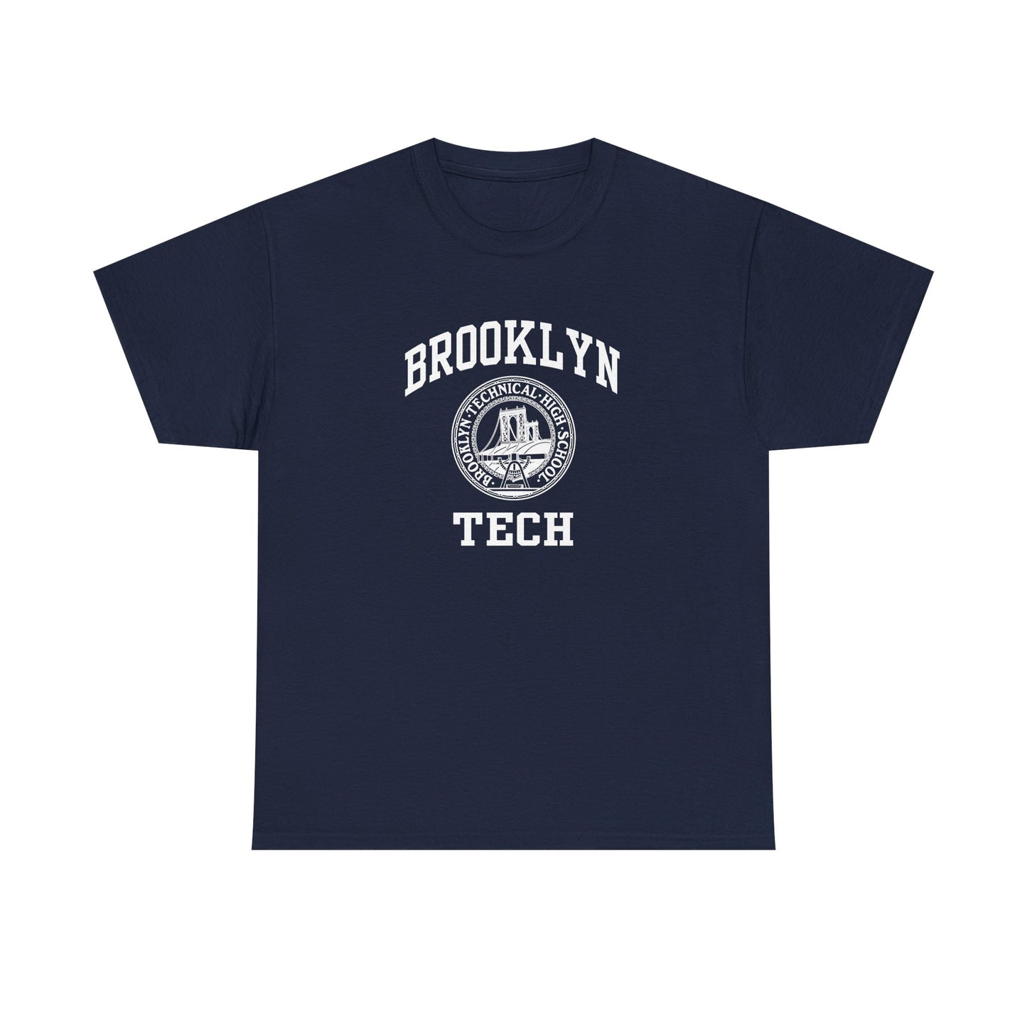 Classic Brooklyn Tech Logo - Men's Heavy Cotton Tee