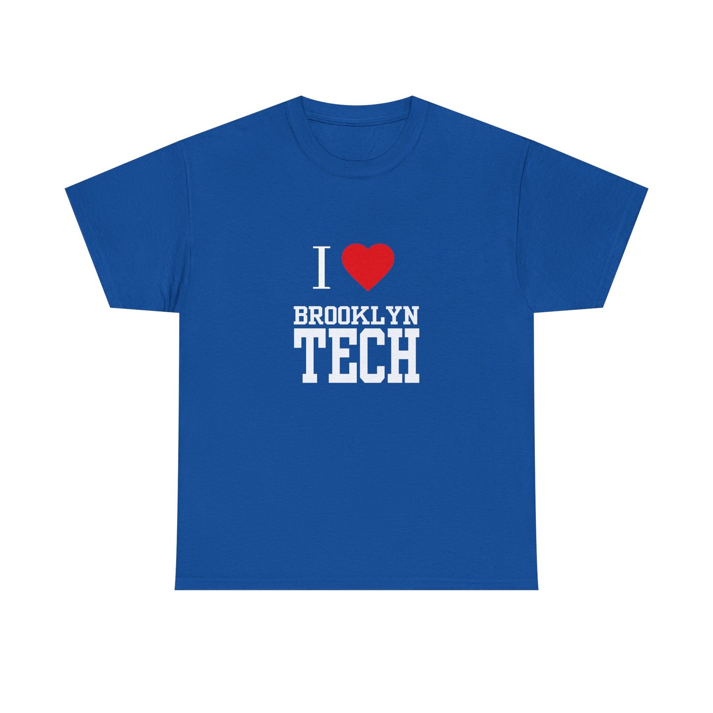 Boutique - I Love Brooklyn Tech Unisex Heavy Cotton T-shirt (Classic Font)