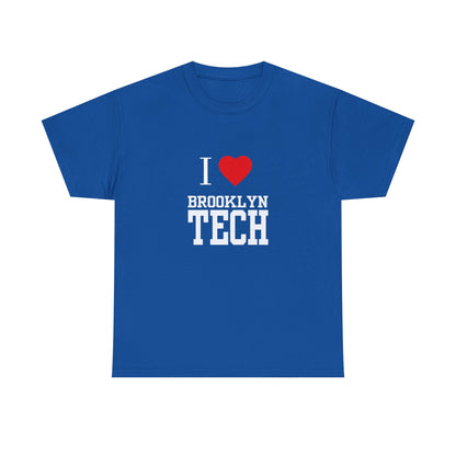 Boutique - I Love Brooklyn Tech Unisex Heavy Cotton T-shirt (Classic Font)