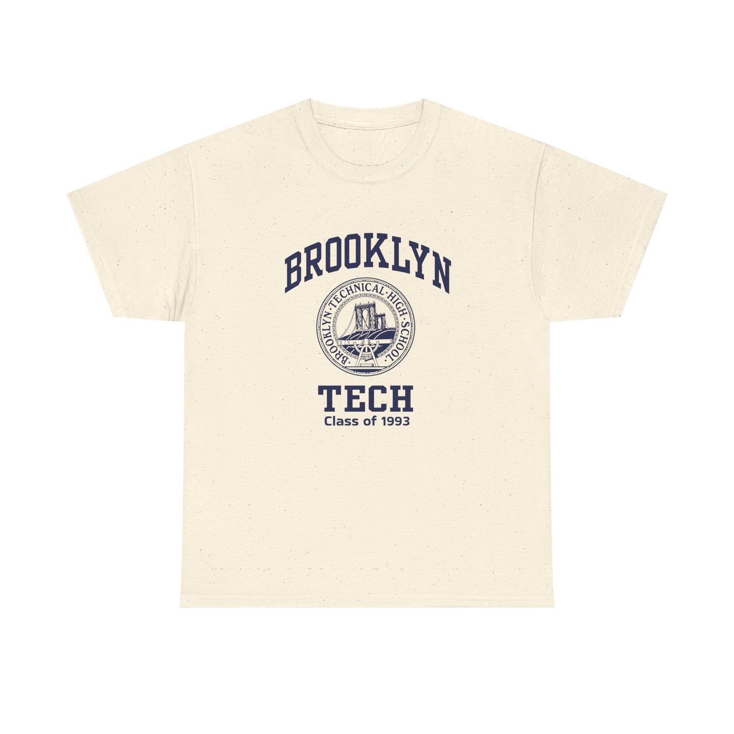 Brooklyn Tech Classic Logo - Men's Heavy Cotton T-Shirt - Class of 1993