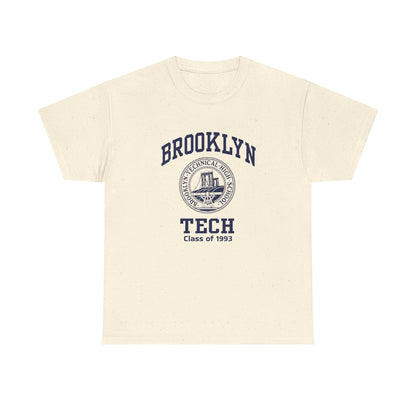 Brooklyn Tech Classic Logo - Men's Heavy Cotton T-Shirt - Class of 1993
