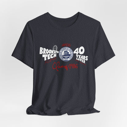 Class of 1986 Commemorative T-Shirt Unisex Jersey Short Sleeve T-Shirt