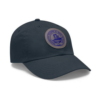 Classic Tech Logo - Hat with Leather Patch (Round)