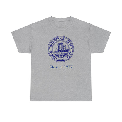Classic Tech Seal - Men's Heavy Cotton T-Shirt - Class Of 1977