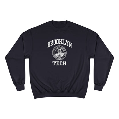 Classic Logo with Brooklyn Tech - Champion Crewneck Sweatshirt