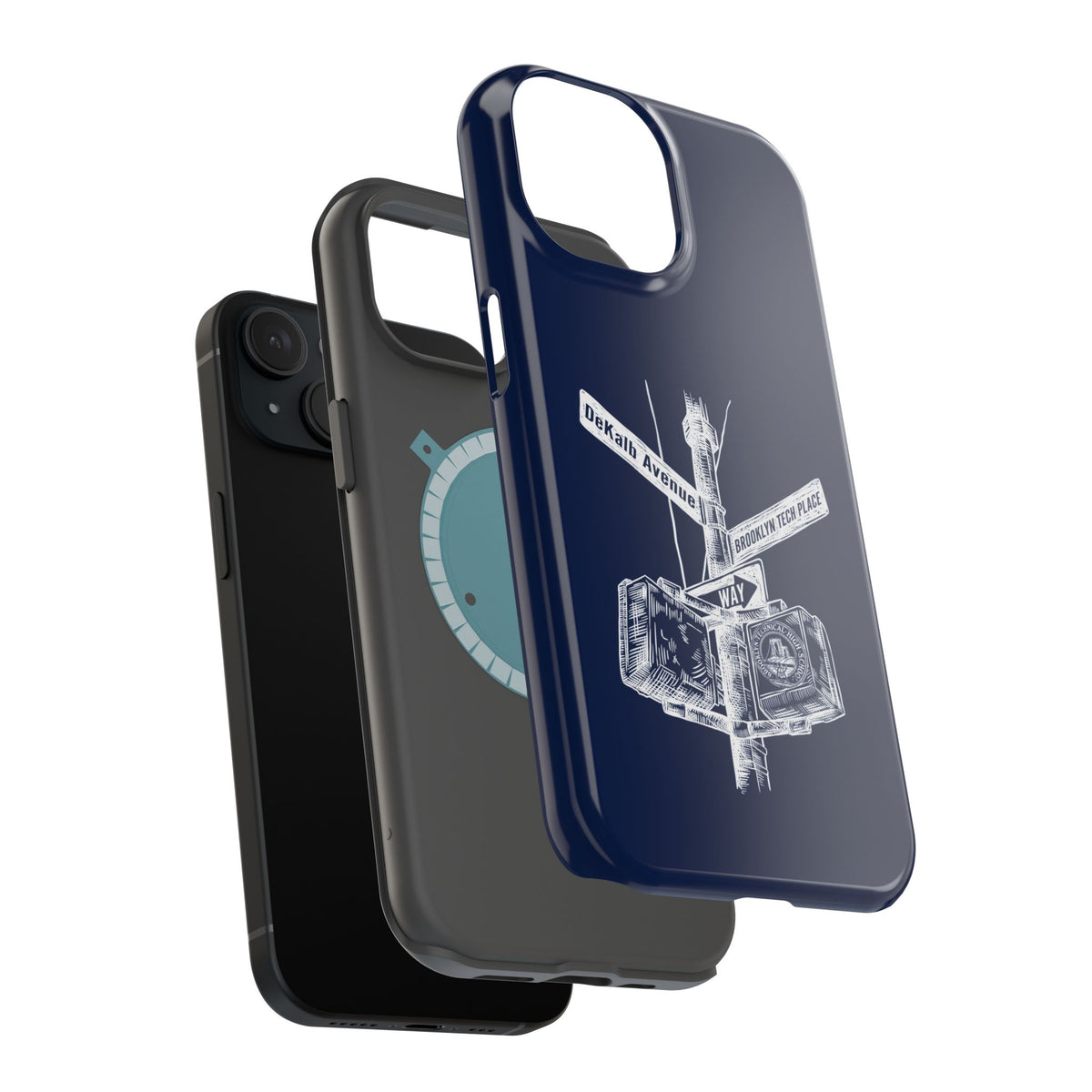 Dekalb Avenue & Brooklyn Tech Pl Magnetic Phone Case