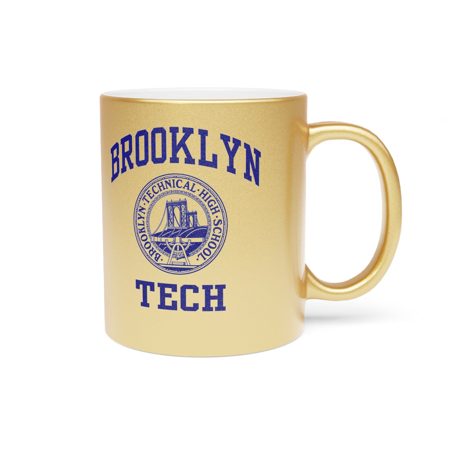 Brooklyn Tech Classic Logo - Metallic Mug (silver\gold)