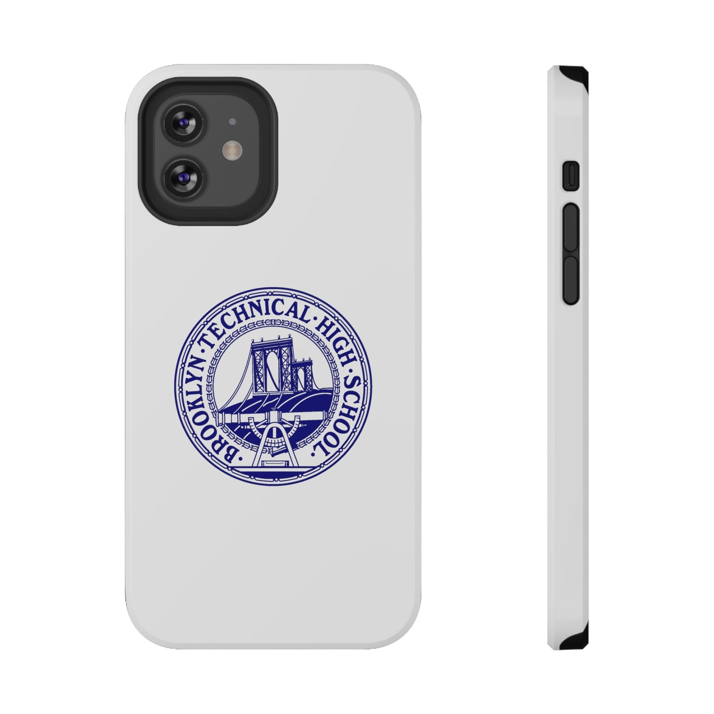 Classic Tech Seal - Impact-Resistant Phone Cases - Iphone Or Samsung - White