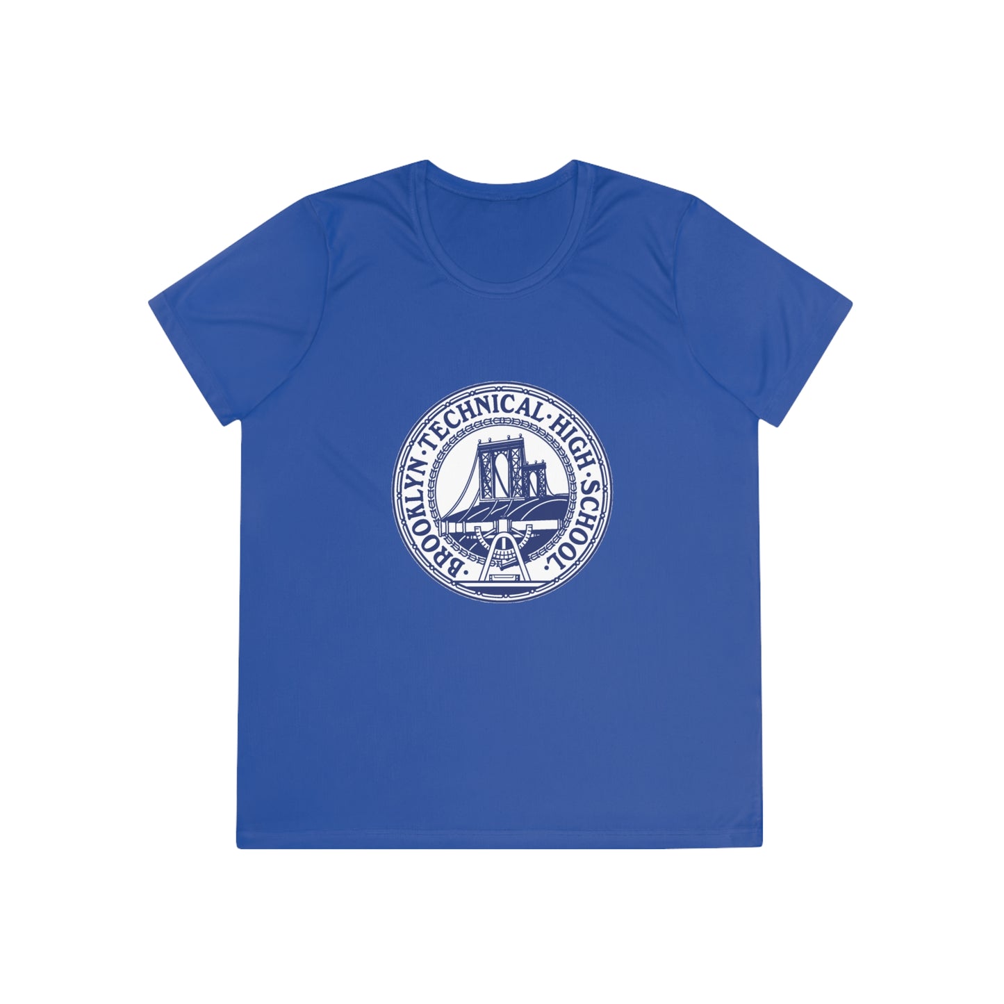 Classic Tech Seal With Background - Ladies Competitor T-Shirt