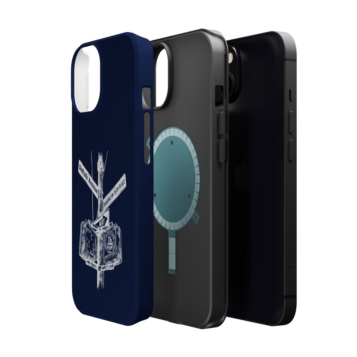 Dekalb Avenue & Brooklyn Tech Pl Magnetic Phone Case