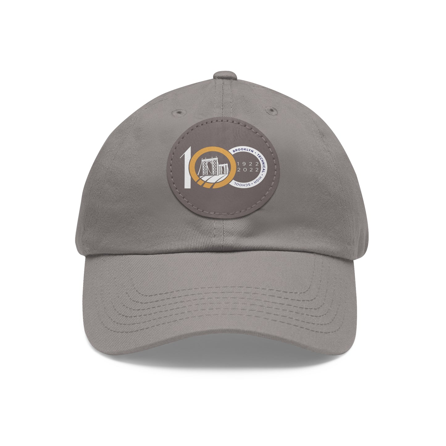 Tech Centennial Hat with Leather Patch (Round)