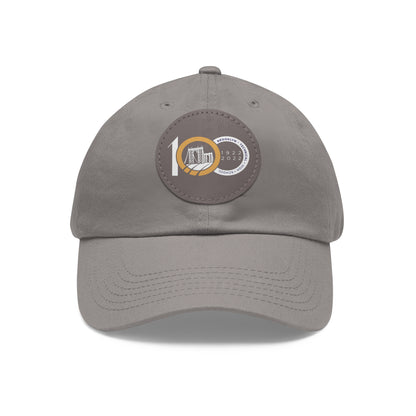 Tech Centennial Hat with Leather Patch (Round)