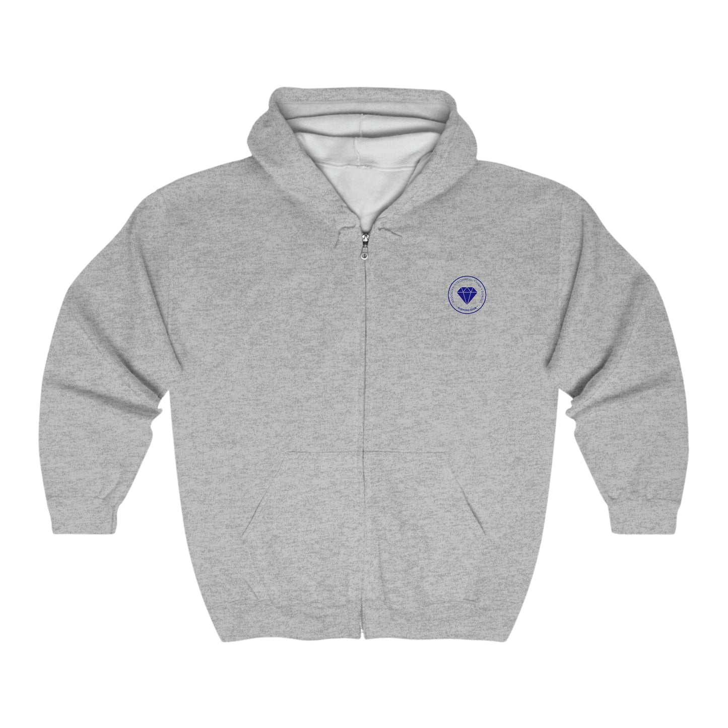 Diamond Club - Generic - Men's Heavy Blend Full Zip Hoodie Sweatshirt