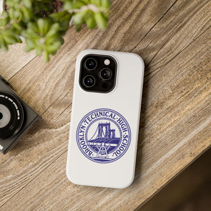 Classic Tech Seal - Impact-Resistant Phone Cases - Iphone Or Samsung - White