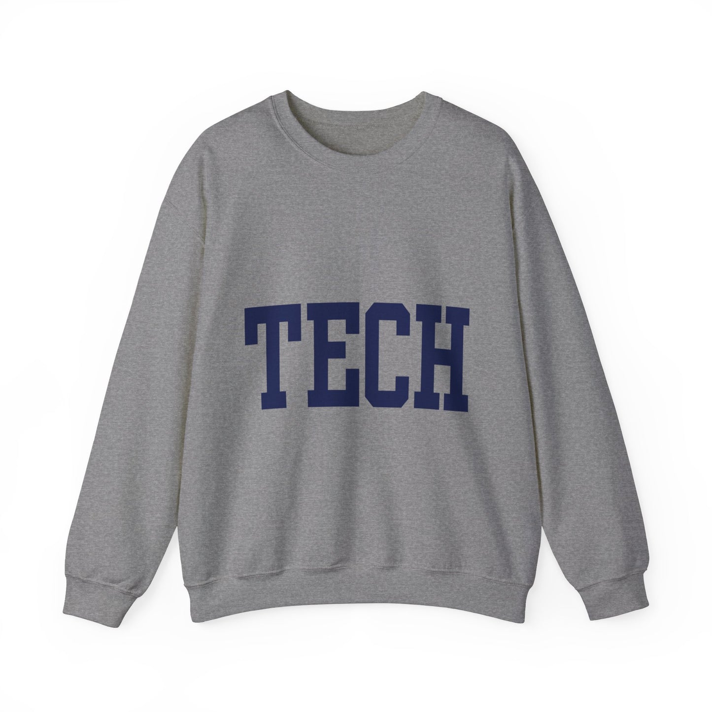 Tech - Classic Font - Men's Heavy Blend Crewneck Sweatshirt