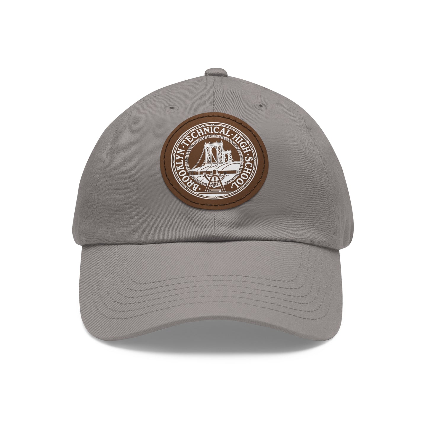 Classic Tech Logo - Hat with Leather Patch (Round)