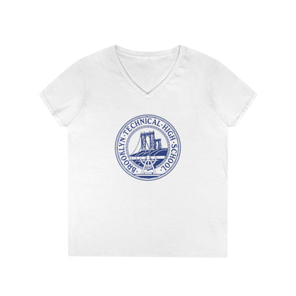 Classic Tech Logo - Ladies' V-Neck T-Shirt