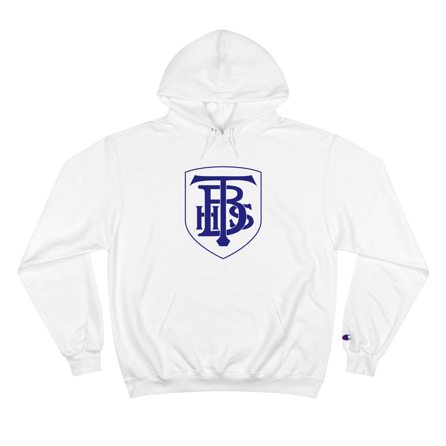 Stacked Logo With Shield - Champion Hoodie