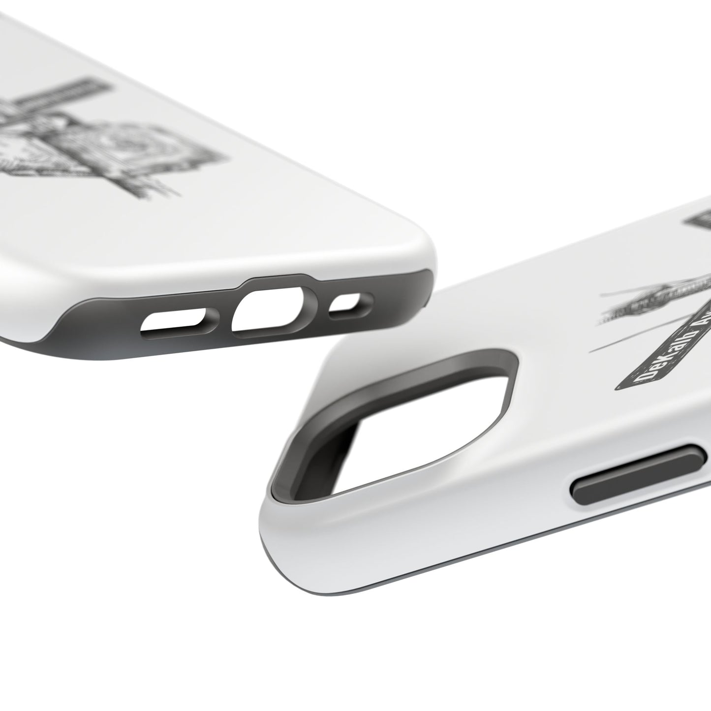 Dekalb Ave & Brooklyn Tech Pl - Impact-Resistant Phone Cases - White