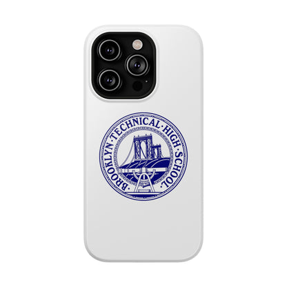 Classic Tech Logo - Impact-Resistant Phone Cases - Iphone Or Samsung - White