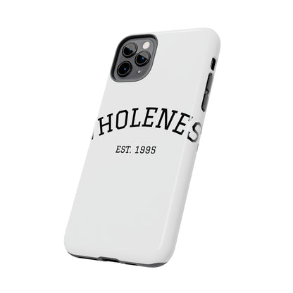 Wholeness Est. 1995 Tough Phone Case — Minimal Arch Text Protective Cover