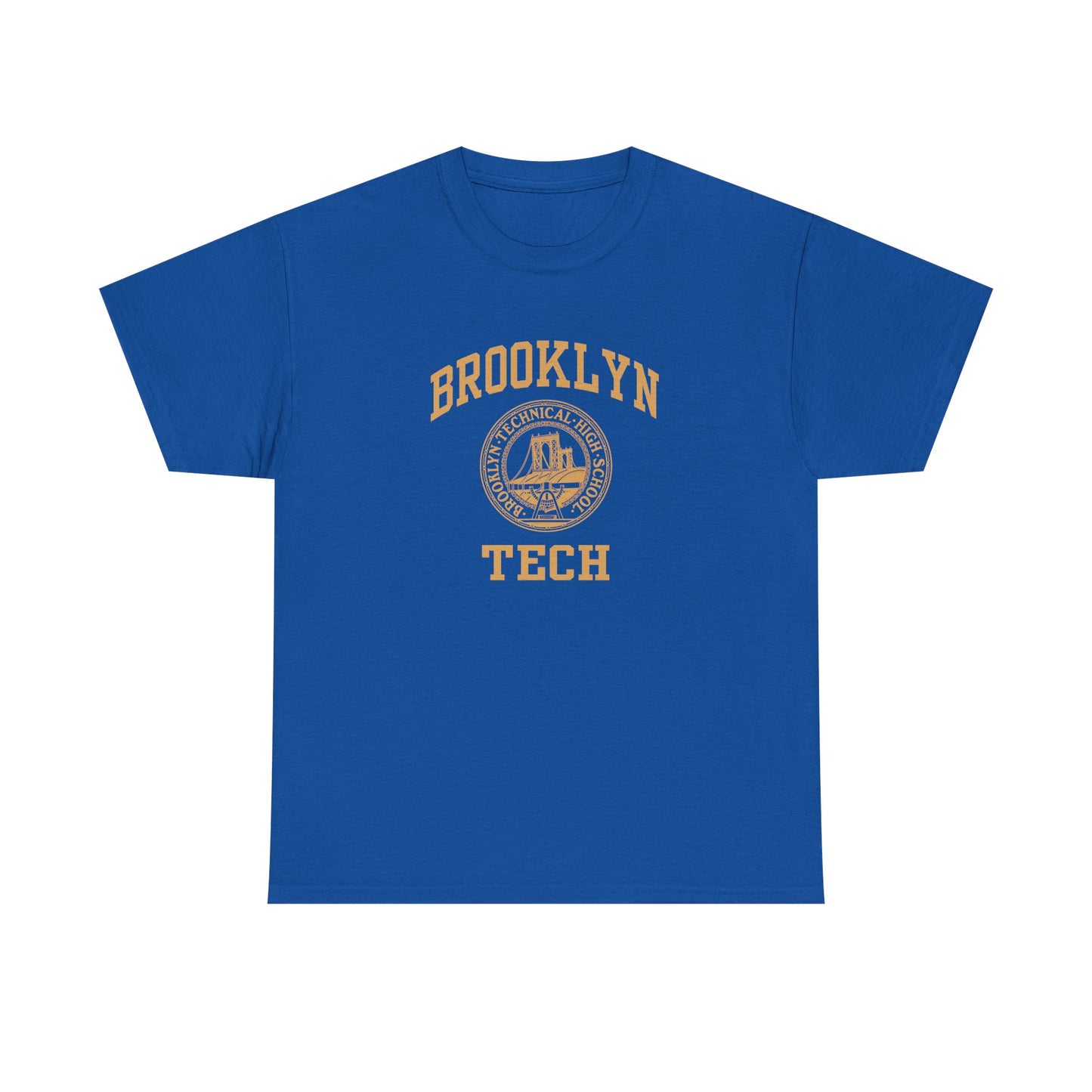 Classic Brooklyn Tech Logo - Men's Heavy Cotton Tee