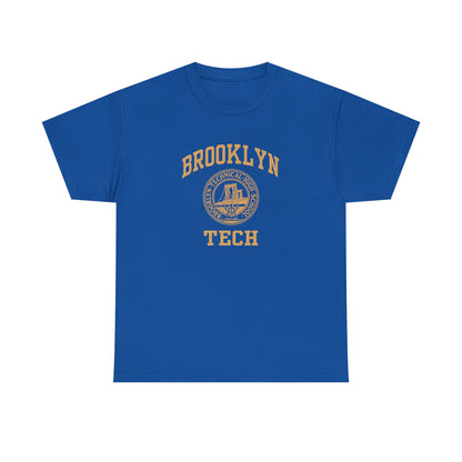 Classic Brooklyn Tech Logo - Men's Heavy Cotton Tee