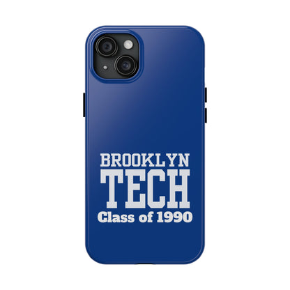 Brooklyn Tech Class Of 1990 Tough Phone Case - Blue