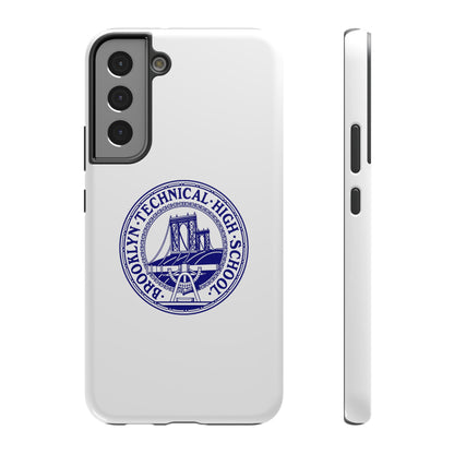 Classic Tech Seal - Impact-Resistant Phone Cases - Iphone Or Samsung - White