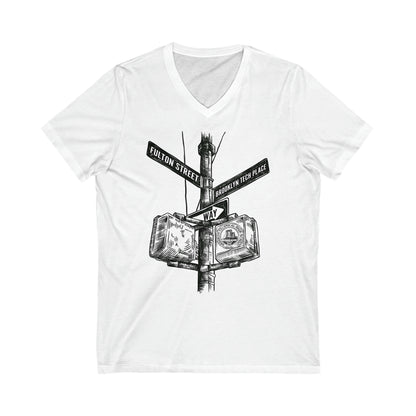 Boutique - Fulton St & Brooklyn Tech Pl - Men's V-Neck T-Shirt