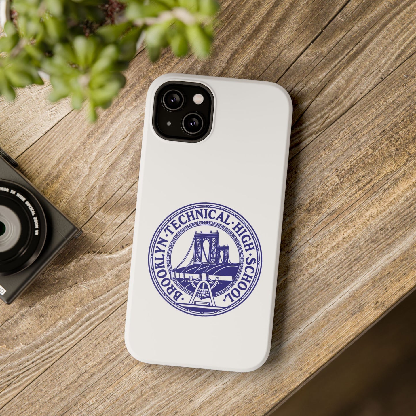 Classic Tech Seal - Impact-Resistant Phone Cases - Iphone Or Samsung - White