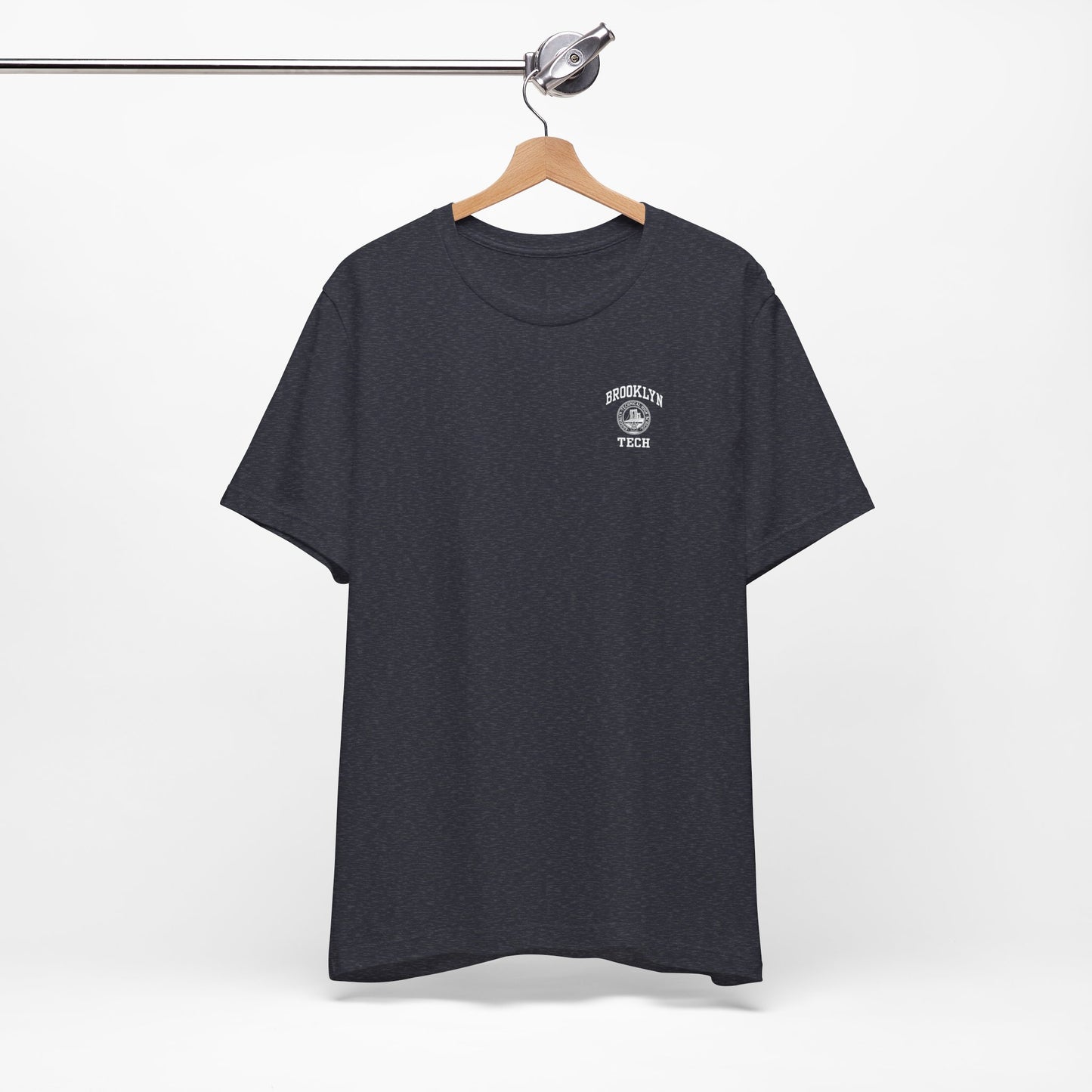 Classic Logo with Brooklyn Tech on Left Chest - Men's Jersey Short Sleeve T-Shirt