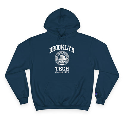 Brooklyn Tech Classic Logo - Champion Hoodie - Class Of 1975