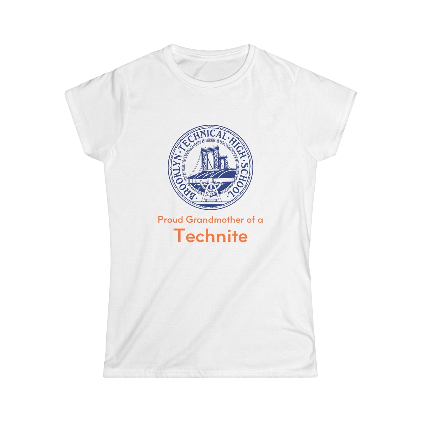 Family - Proud Grandmother Of A Technite - Ladies Softstyle T-Shirt