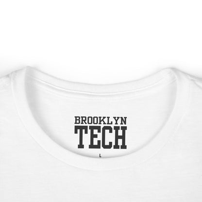 Boutique - Dekalb Ave & Brooklyn Tech Pl - Ladies Softstyle T-Shirt - Black Graphic