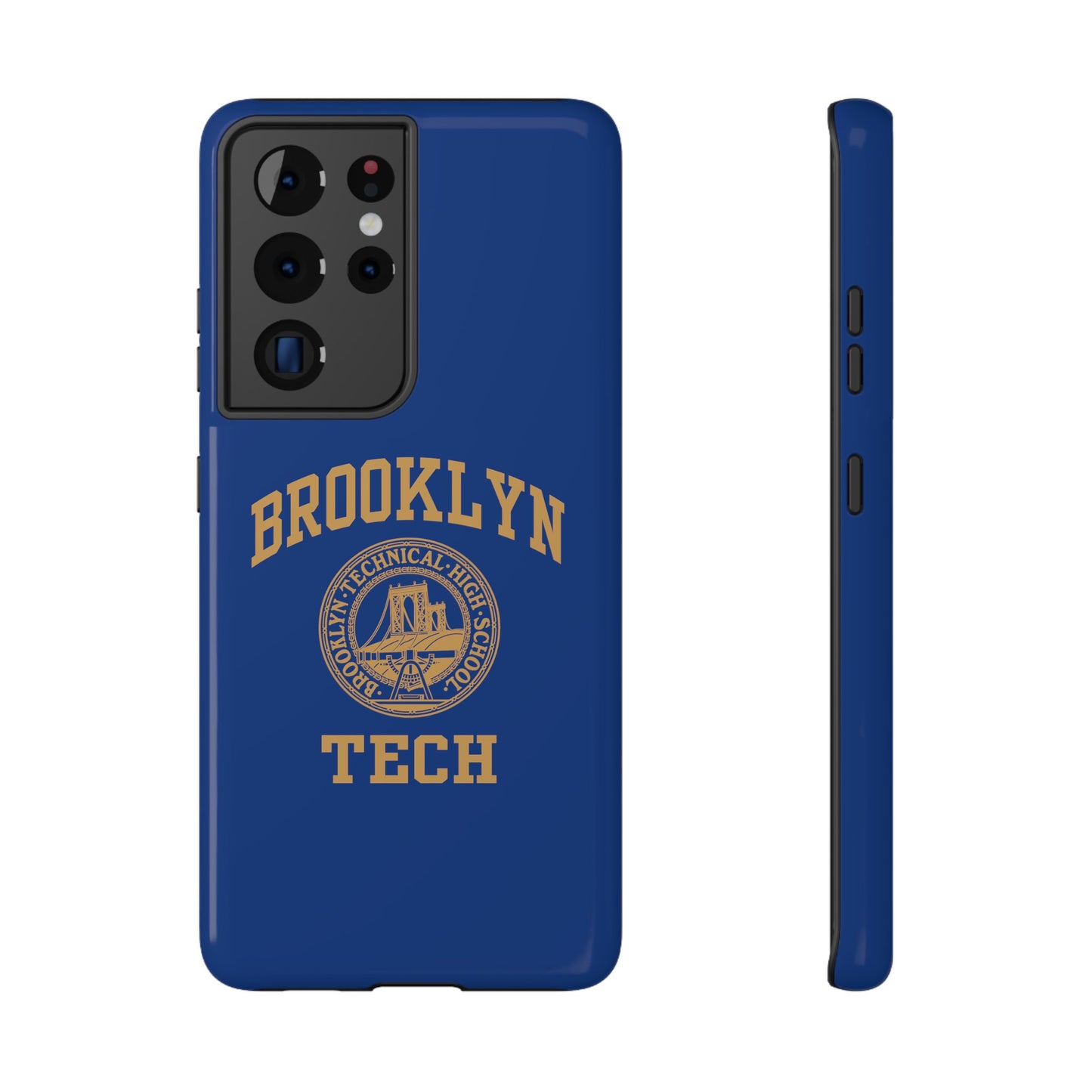 Brooklyn Tech Classic Logo - Impact-Resistant Phone Cases - Iphone Or Samsung - Navy