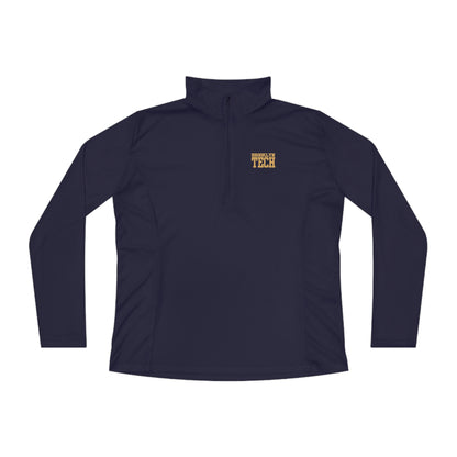 Classic Font - Ladies Quarter-Zip Pullover