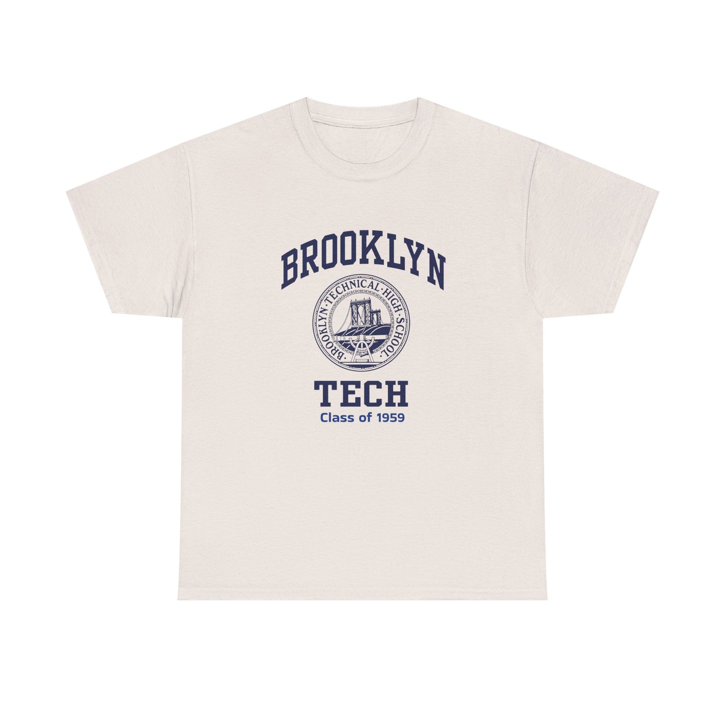 Brooklyn Tech Classic Logo - Men's Heavy Cotton T-Shirt - Class of 1959